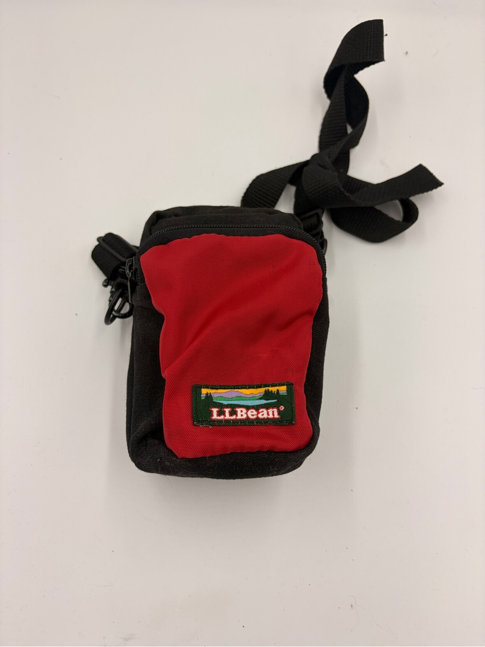 VTG LL Bean Camera Bag Red Black Camera Case Digital Camera Powershot Coolpix